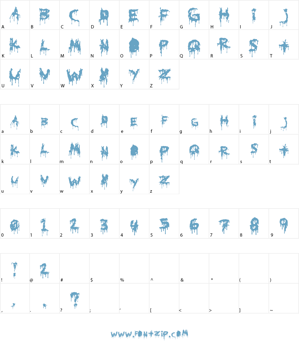 HoMicIDE EFfeCt Font Character